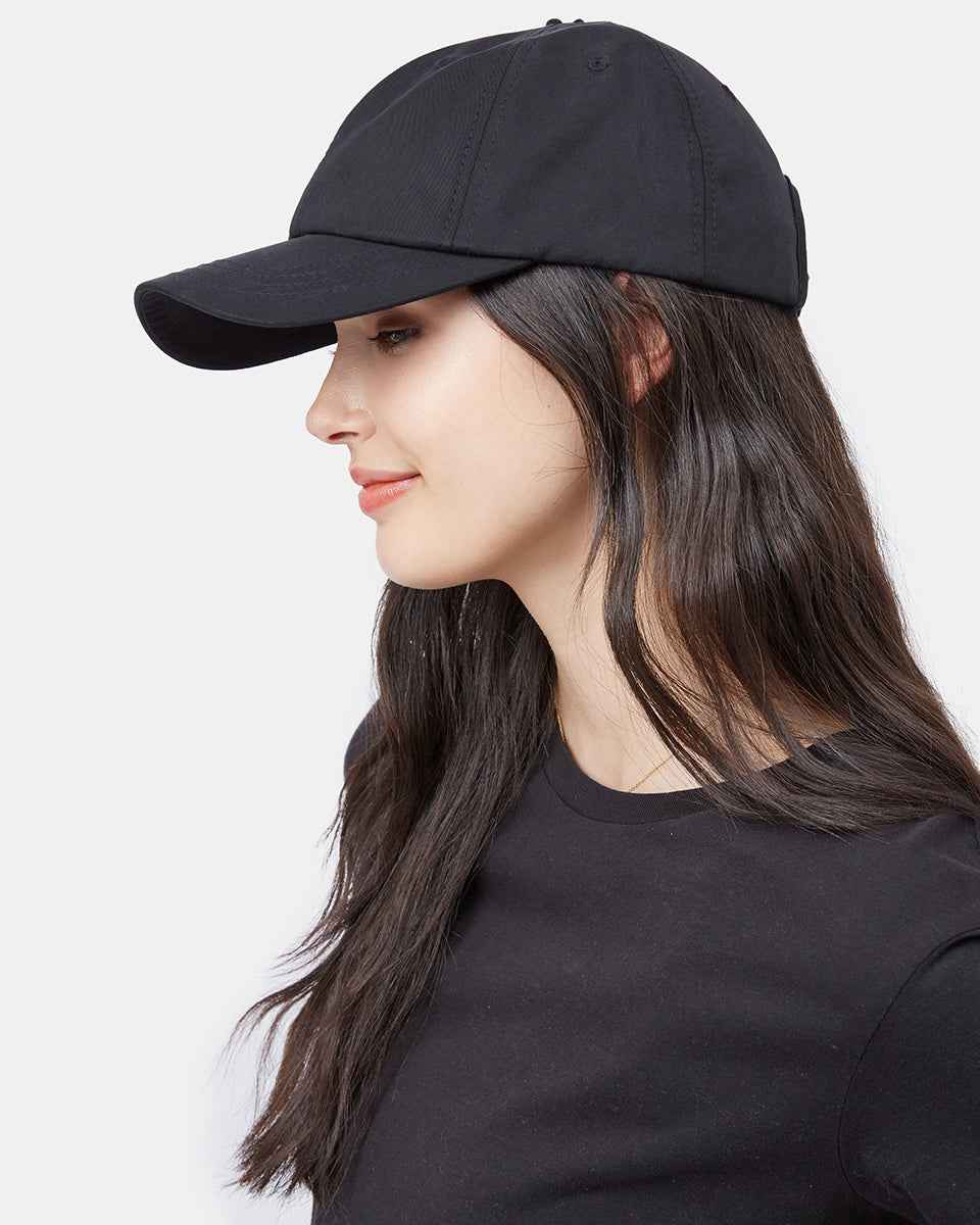 Tree Embroidery Tencel Peak Hat