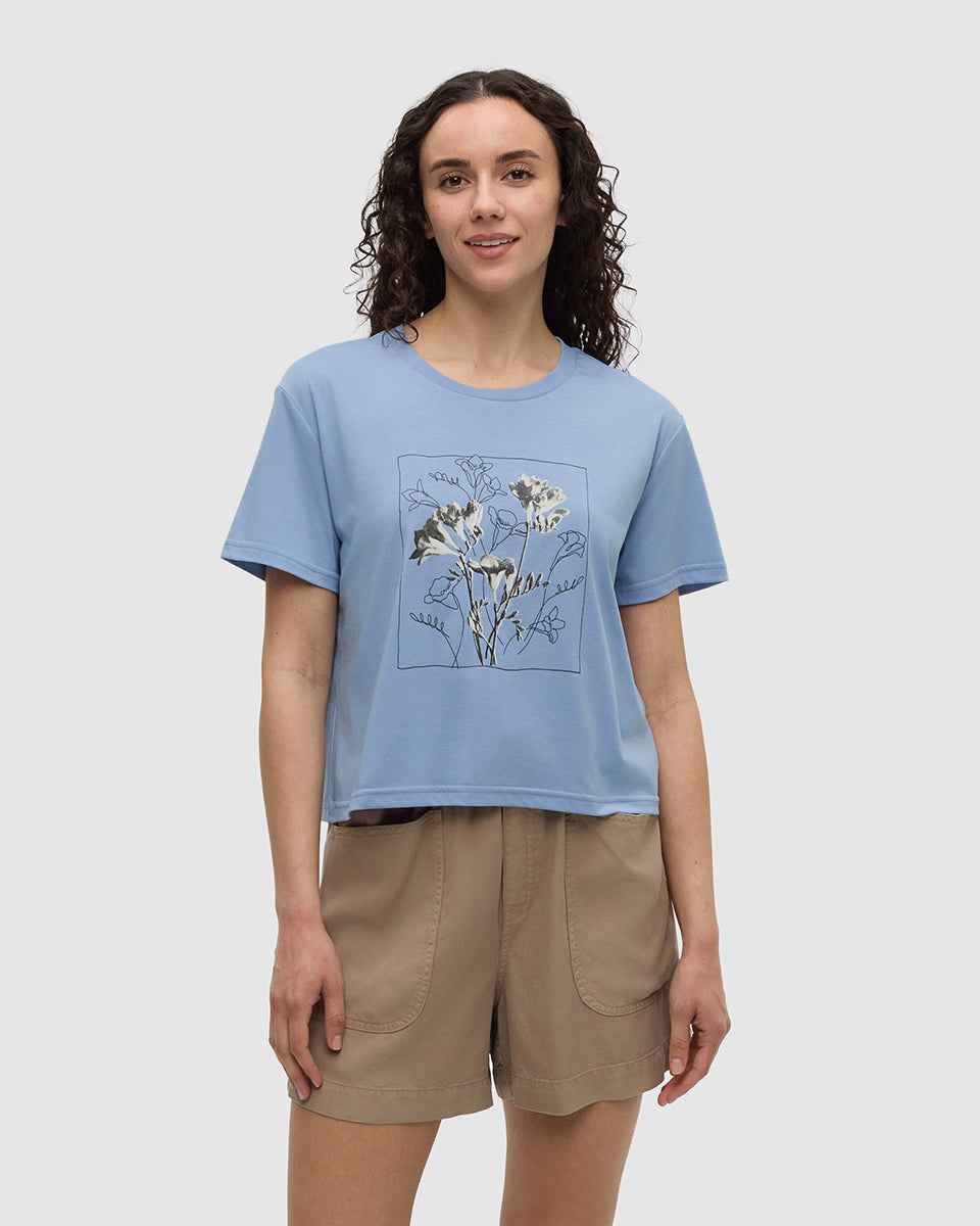 Floral Crop T-Shirt