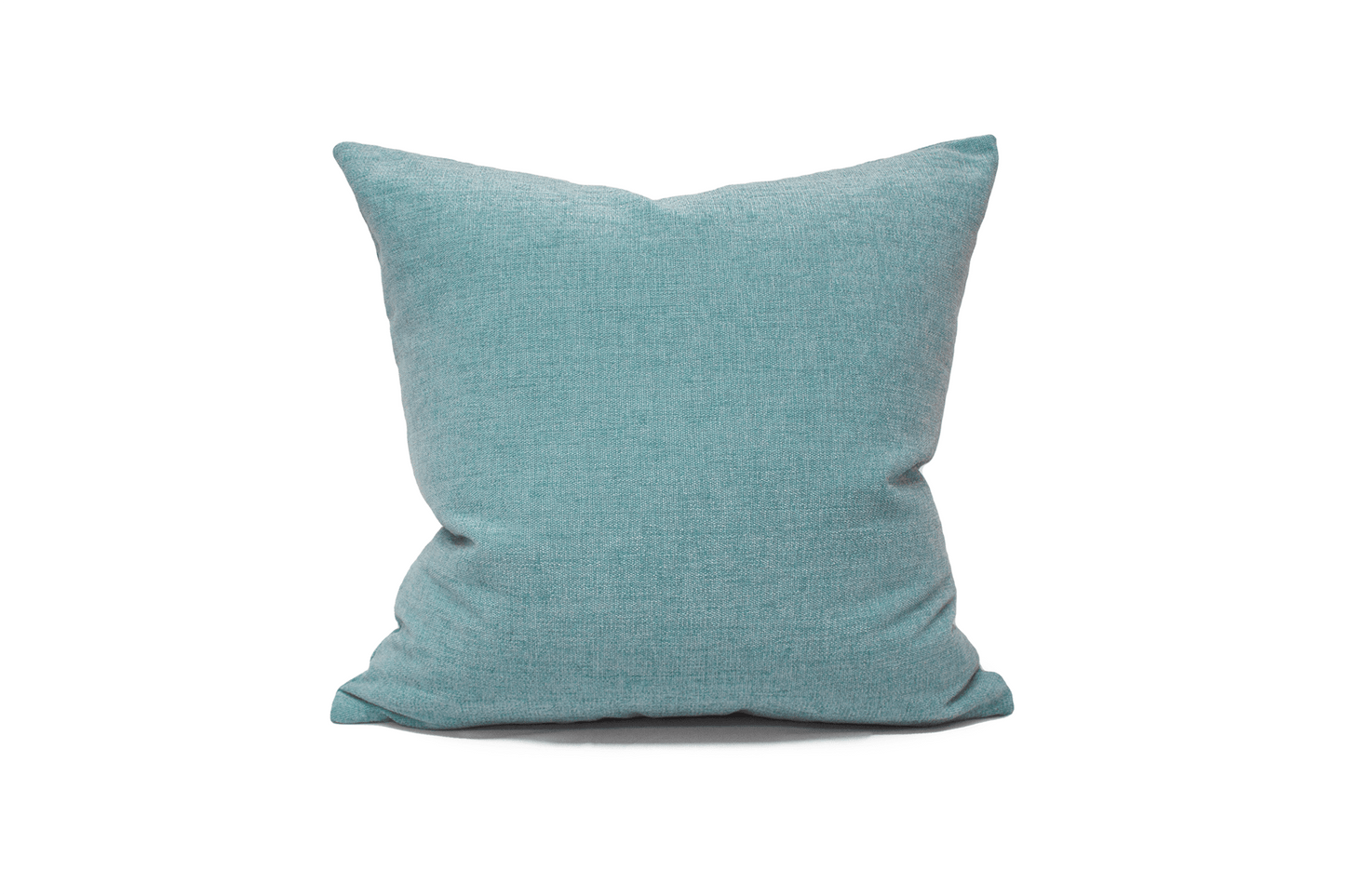 Blauer Chenille-Kissenbezug