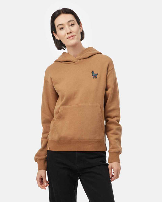 Peru Embroidered Llama Hoodie