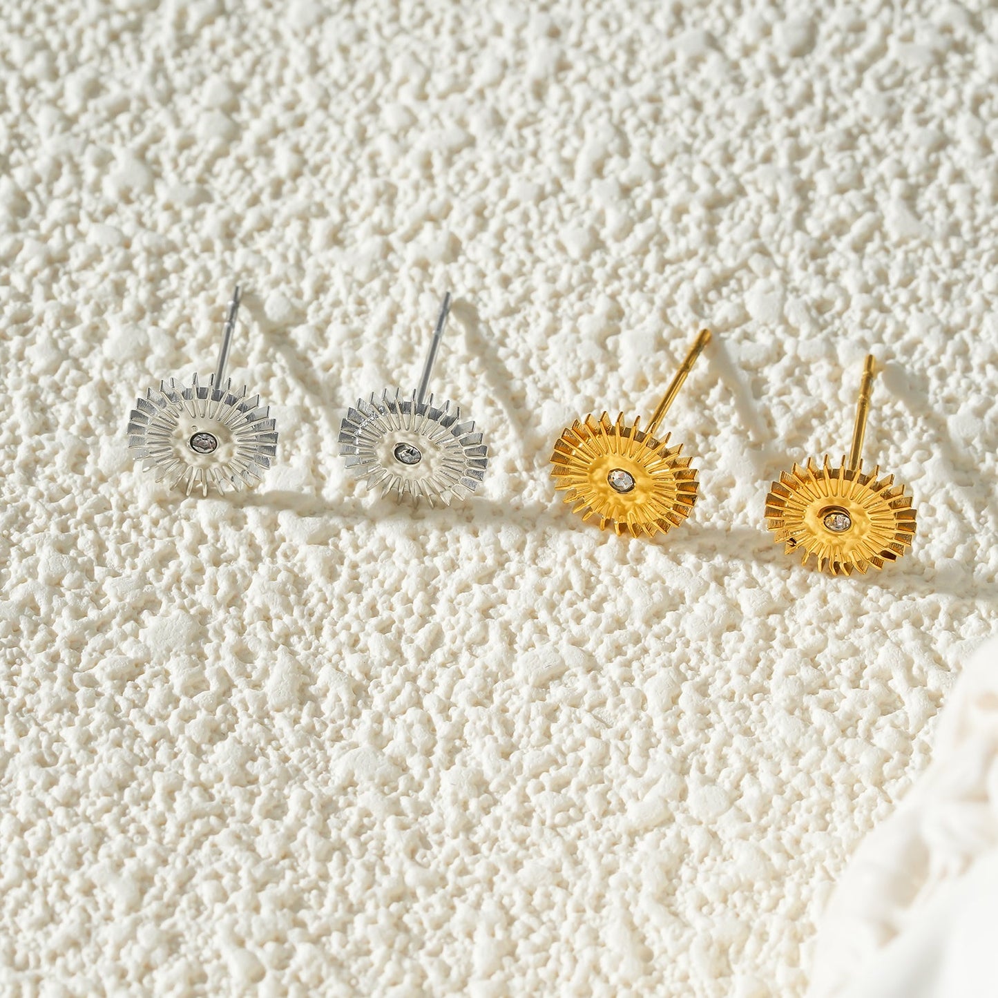 Style CAPITOLA: 'Night Star' Stud Earrings Silver