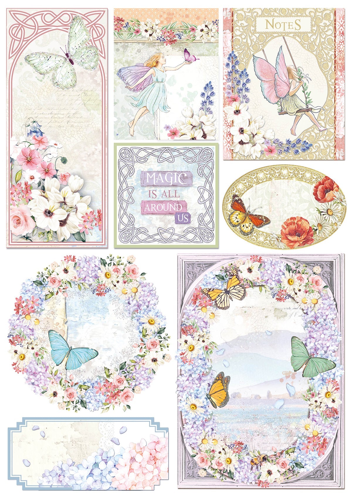 Ciao Bella Enchanted Land Creative Pad A4 9/Pkg