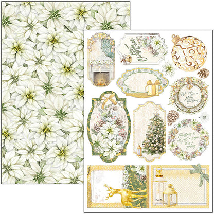 Ciao Bella Sparkling Christmas Creative Pad A4 9/Pkg