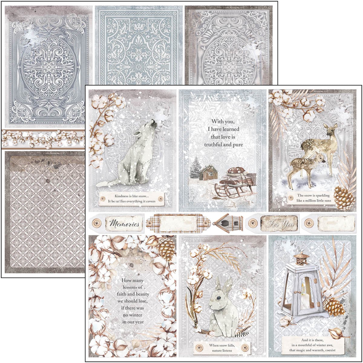 Cozy Moments Pad 8x8 12/Pkg