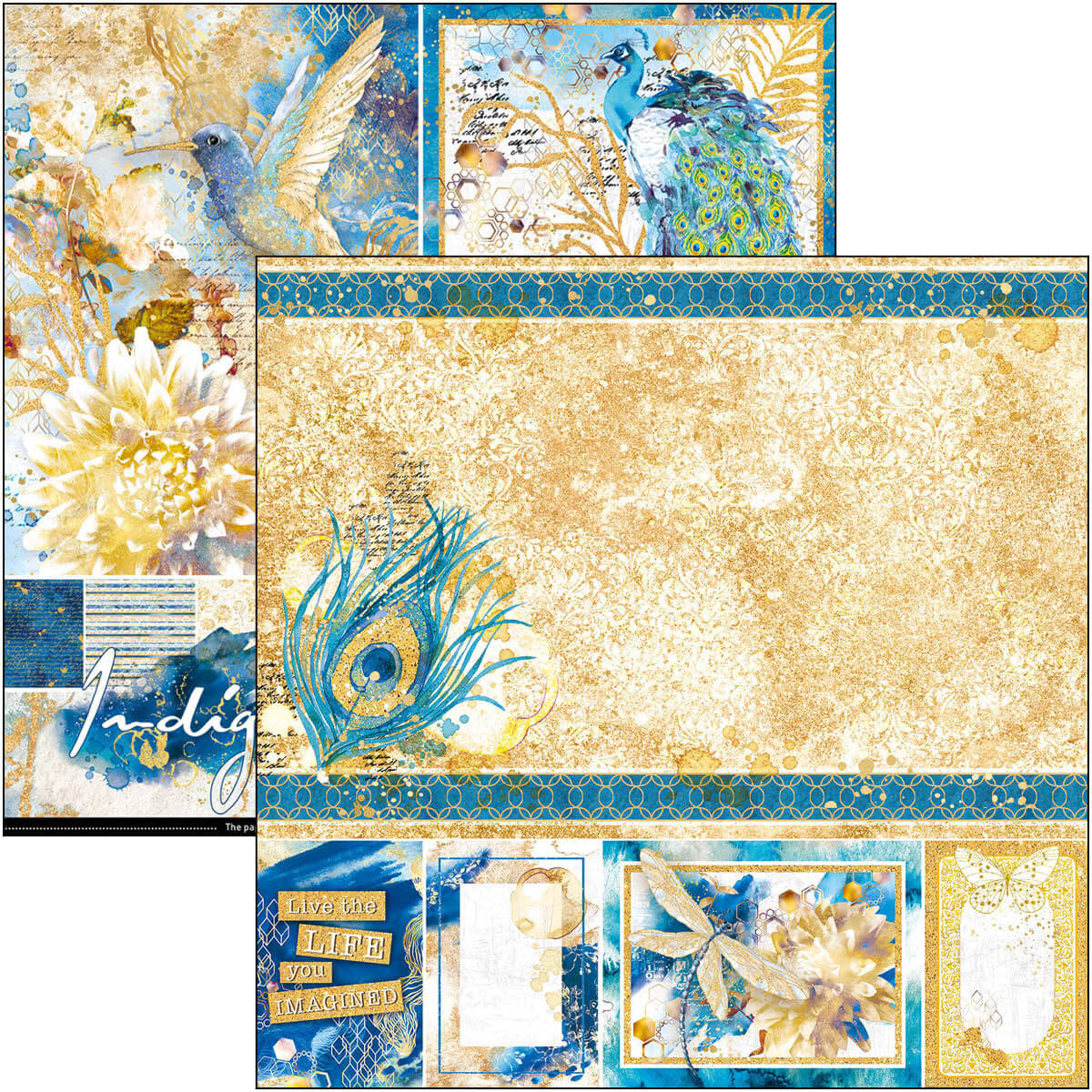 Indigo Pad 8x8 12/Pkg