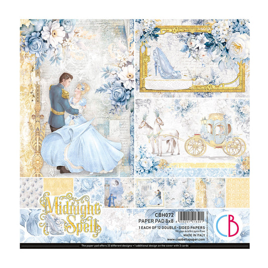 Midnight Spell Paper Pad 8"x8" 12/Pkg
