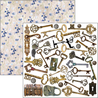 Ciao Bella Enchanted Land Fussy Cut Pad 6"x6" 24/Pkg