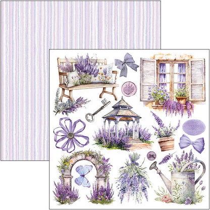 Morning In Provence Fussy Cut Pad 6"x6" 24/Pkg