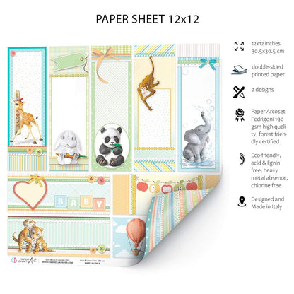 Ciao Bella Save the Date Paper Sheet 12"x12" 1 Sheet