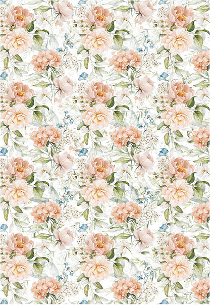 Ciao Bella Vellum Reign Of Grace Paper Patterns A4 6/Pkg