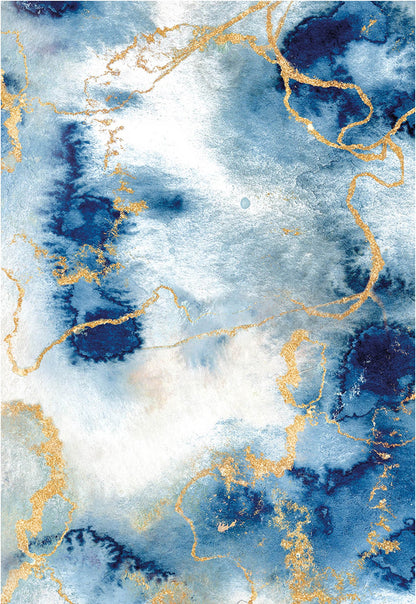 Ciao Bella Vellum Indigo Paper Patterns A4 6/Pkg