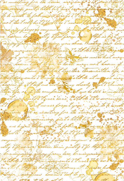 Ciao Bella Vellum Indigo Paper Patterns A4 6/Pkg