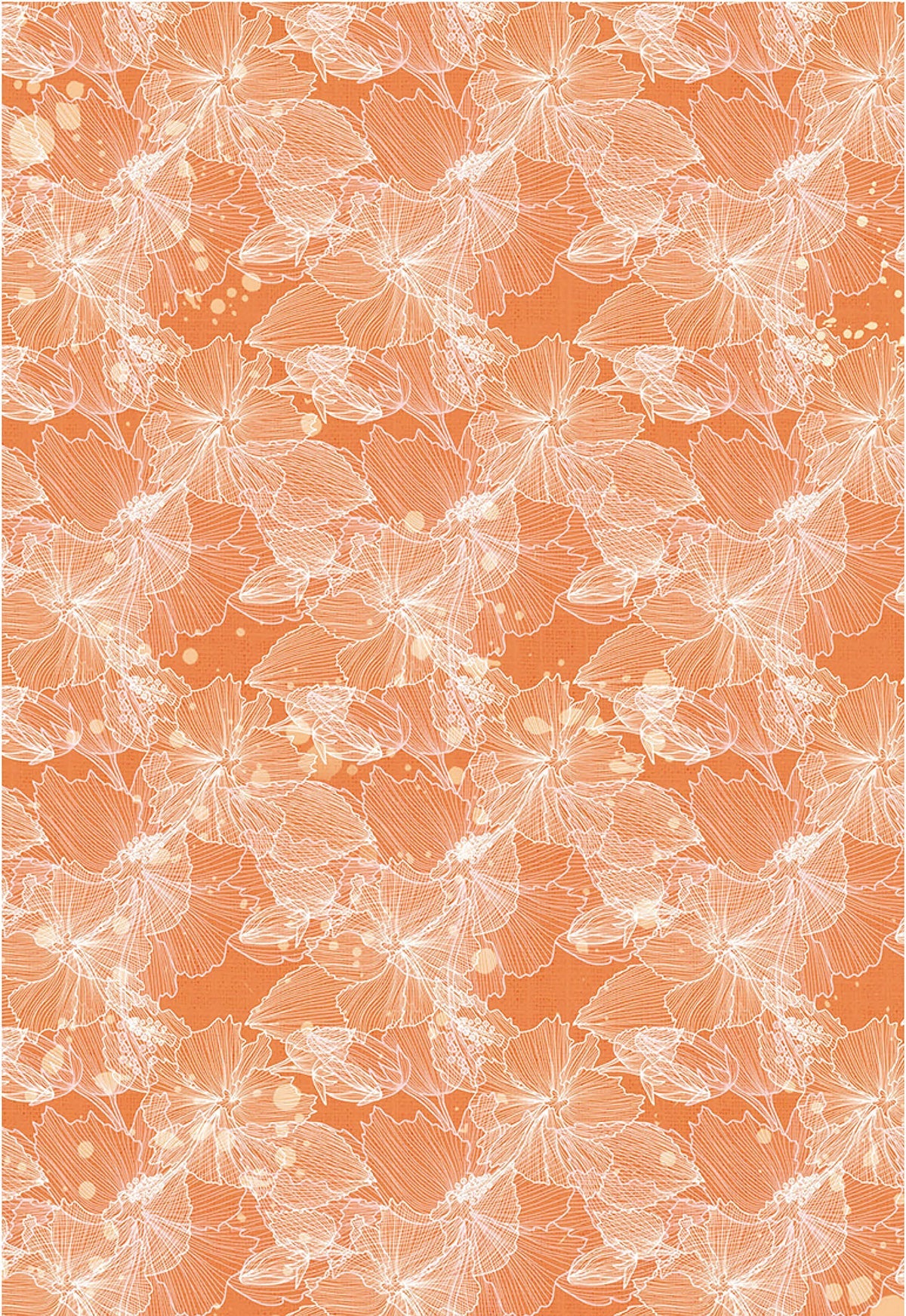 Ciao Bella Vellum Summer Breeze Paper Patterns A4 6/Pkg
