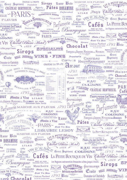 Vellum Morning In Provence Paper Patterns A4 6/Pkg