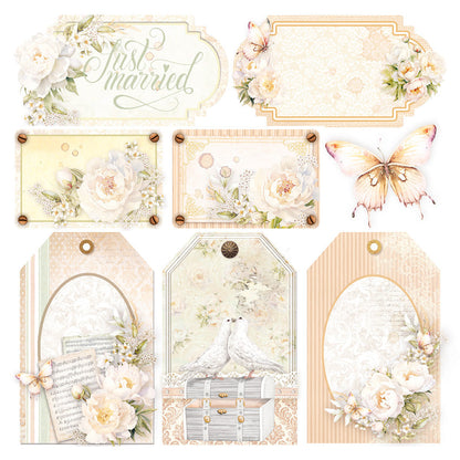 Vellum Always & Forever Fussy Cut 6"x6" 6/Pkg