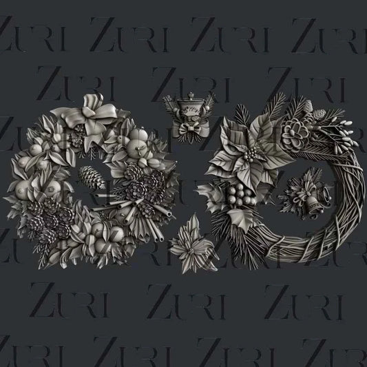 Zuri Designs Christmas Wreaths