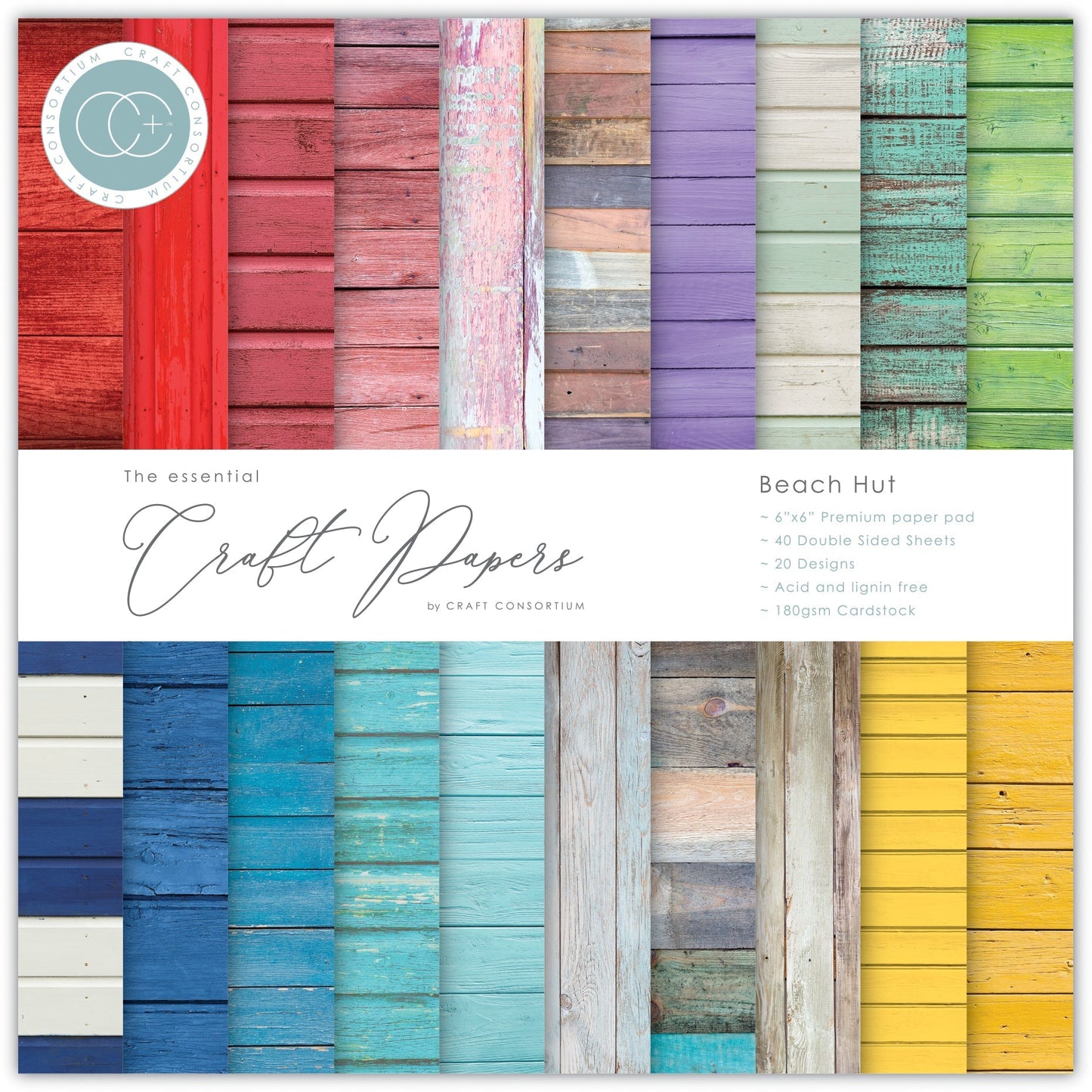 Craft Consortium - Beach Hut - 6x6