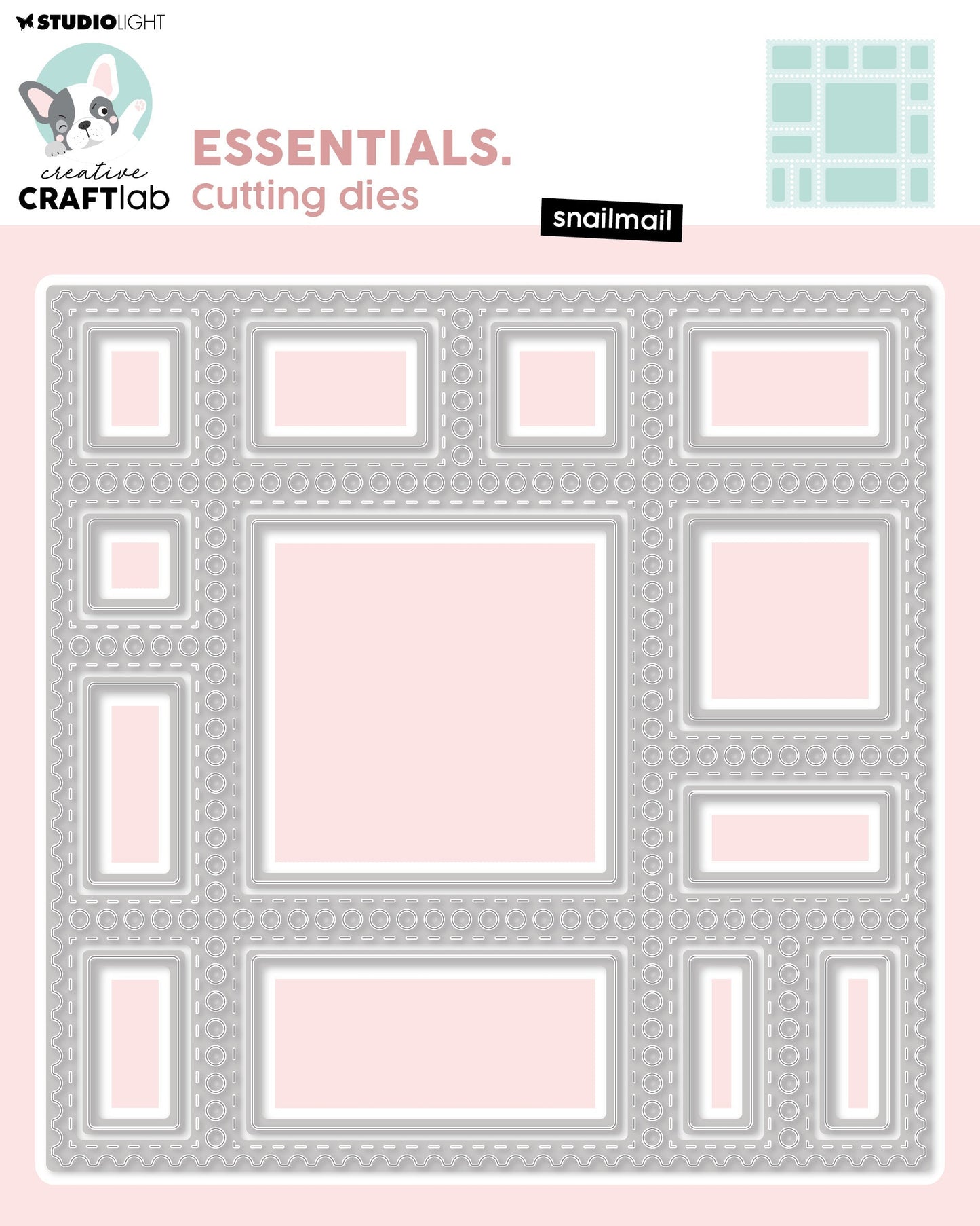 CCL Cutting Die Snailmail Essentials 14 PC