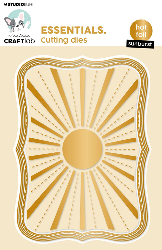 CCL Hot Foil Cutting Die Sunburst Essentials 3 PC