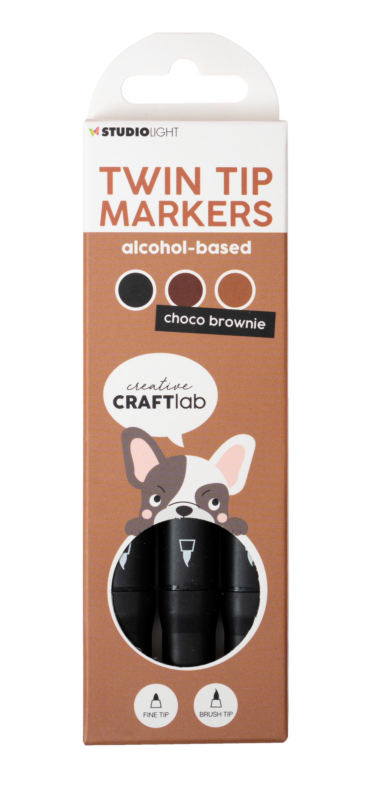 CCL Alcohol Marker Choco Brownie Essentials 48x152x13mm 3 PC nr.07