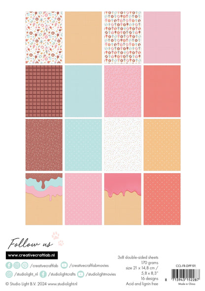 CCL Design Paper Pad I Scream You Scream Friendz 24 SH