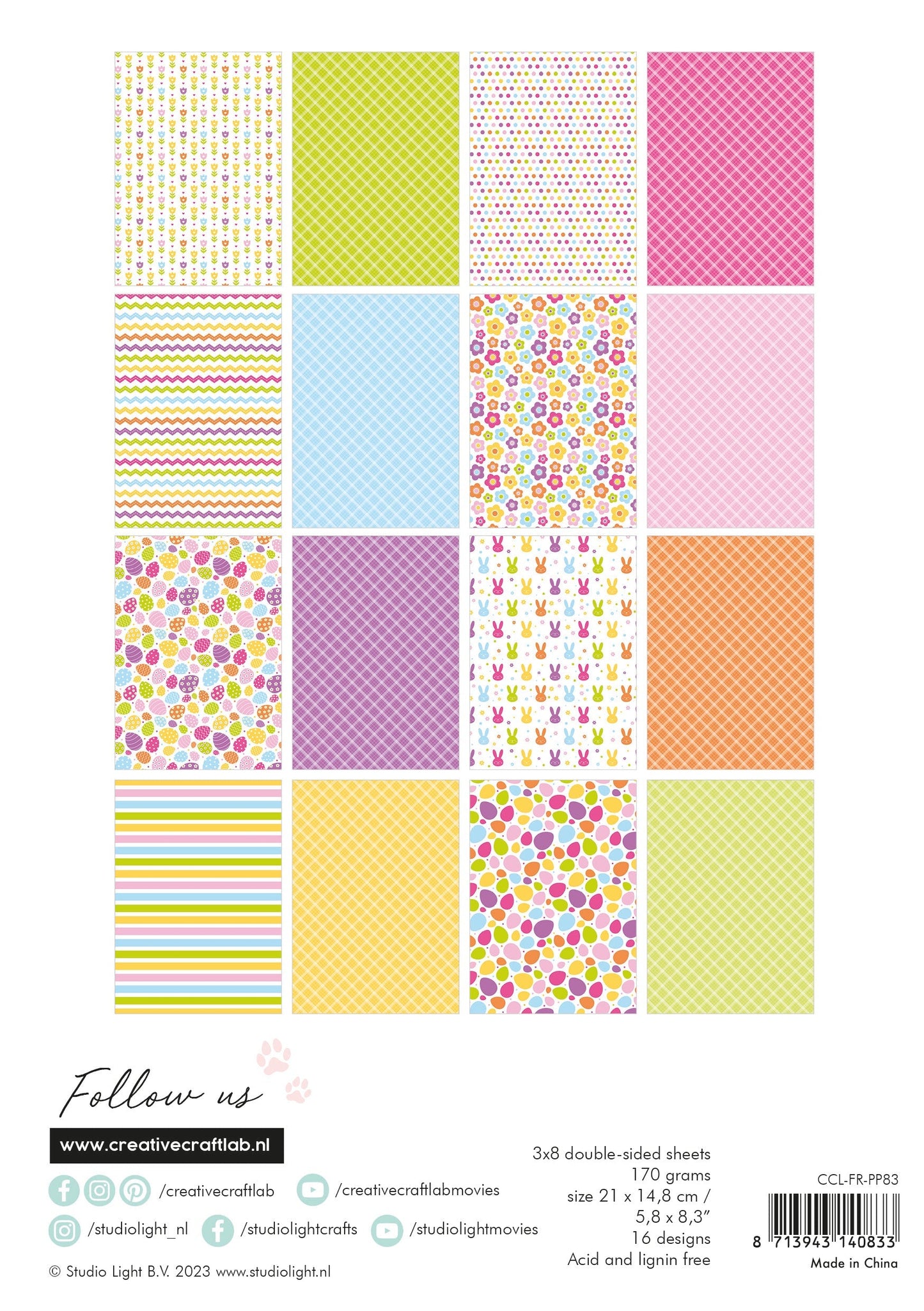 CCL Paper Pad Egg-celent Friendz 210x148xmm 24 SH nr.83