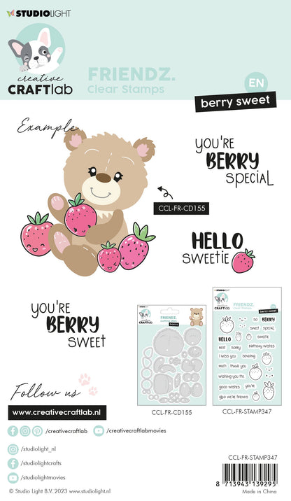 CCL Clear Stamp Hello Sweetie Friendz 155x111x3mm 28 PC nr.347