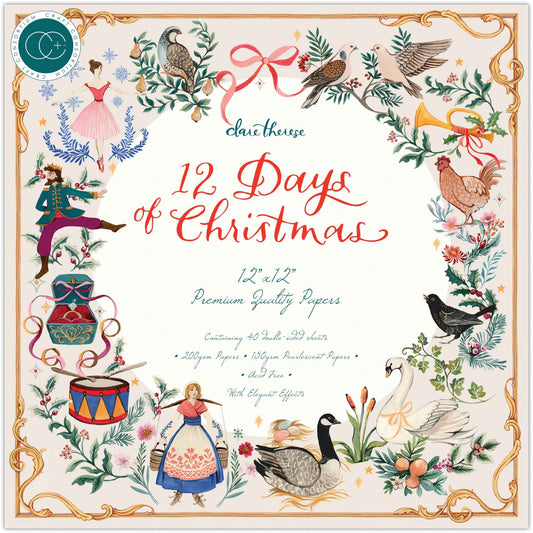 Craft Consortium 12 Days Of Christmas - 12x12 Paper Pad