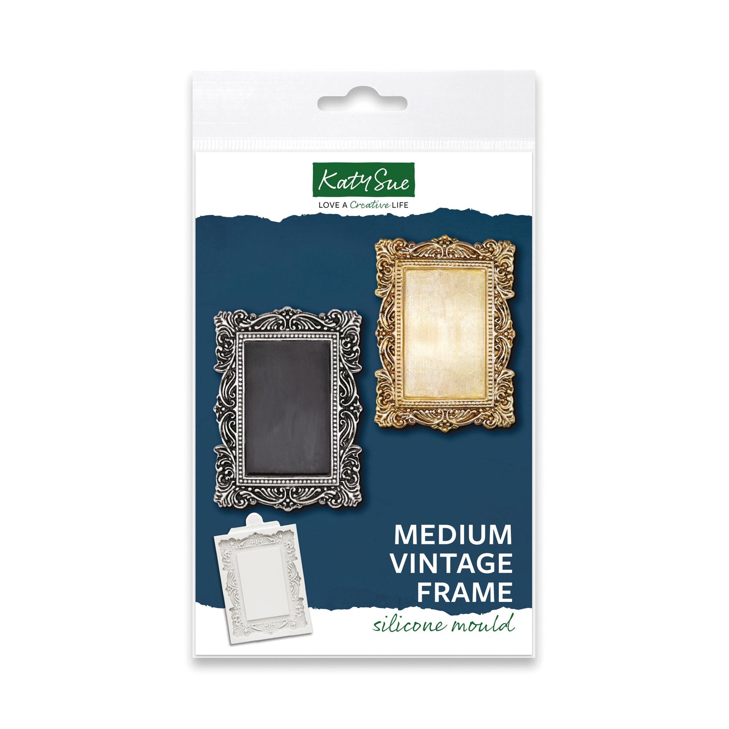 Medium Vintage Frame Silicone Mould