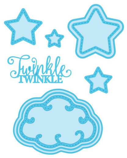 Fillables Collection Twinkle Twinkle Clouds and Stars Die