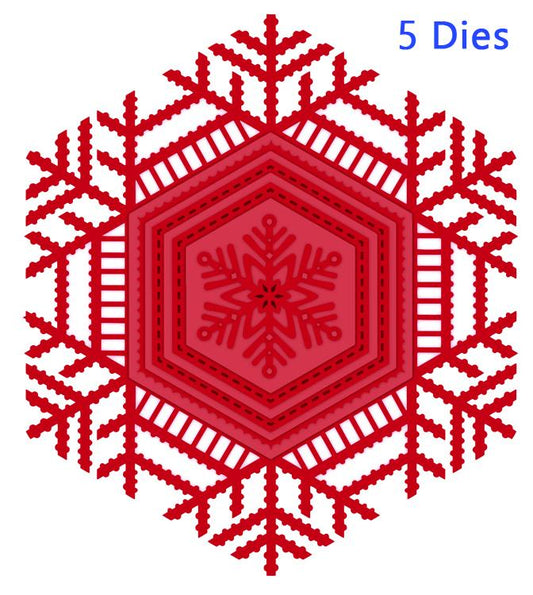 Festive Collection Lace Snowflake Frame
