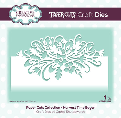 Creative Expressions Paper Cuts Harvest Time Edger Craft Die