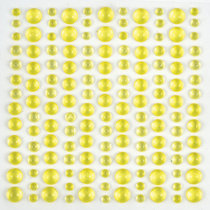 Craft Consortium Adhesive Dew Drops - Yellow