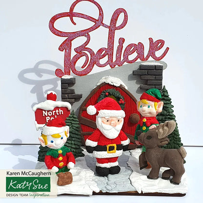 Santa Claus Silicone Mould