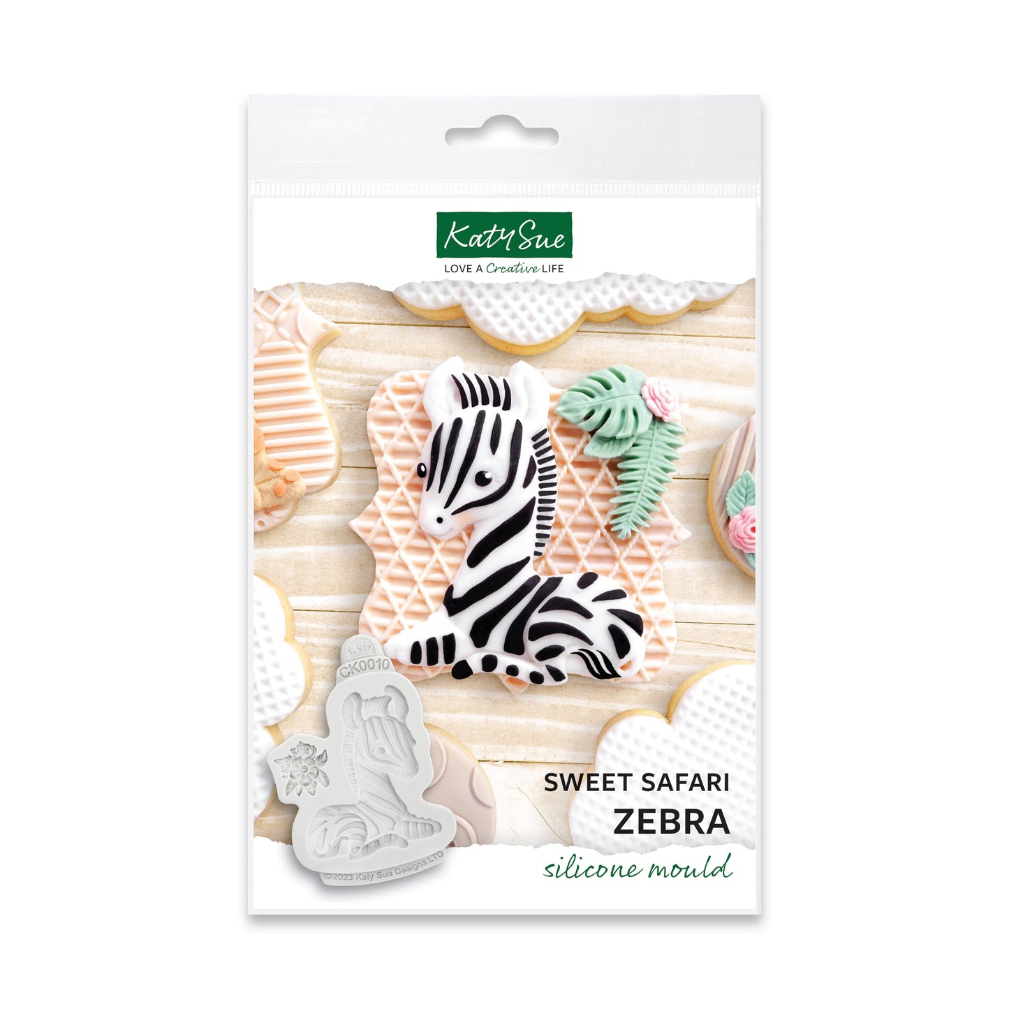 Sweet Safari Zebra Silicone Mould