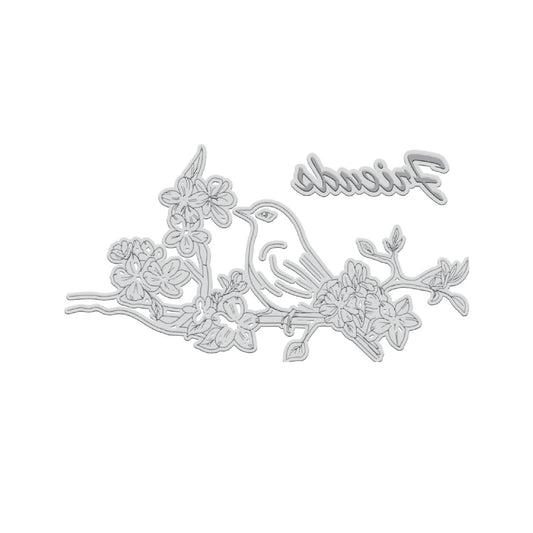 GoLetterPress Impression Stamp - Stamp 8 - Friends Floral