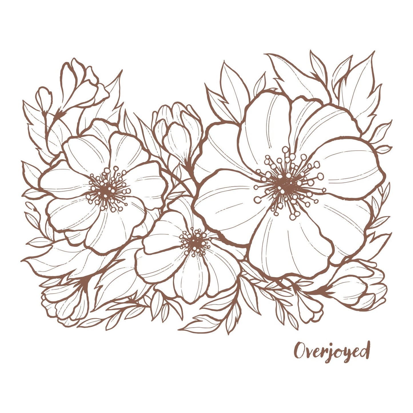 Petunia Background Acrylic Photopolymer Stamp Set (2pc)