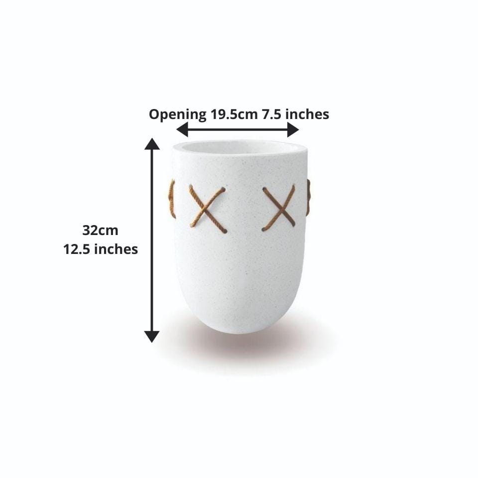 Coco Sandy Zement-Übertopf 23 cm