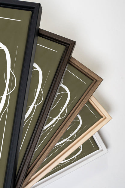 FLOWING HARMONY, Oeuvre sur toile étirée