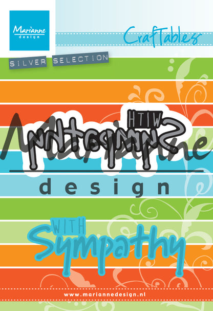 Marianne Design: Craftables Dies - With SYMPATHY
