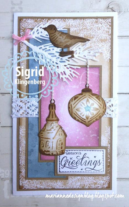 Marianne Design: Craftables Dies - Tiny's Ornaments Birds