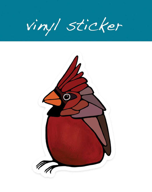 Vinyl-Aufkleber – Kardinal