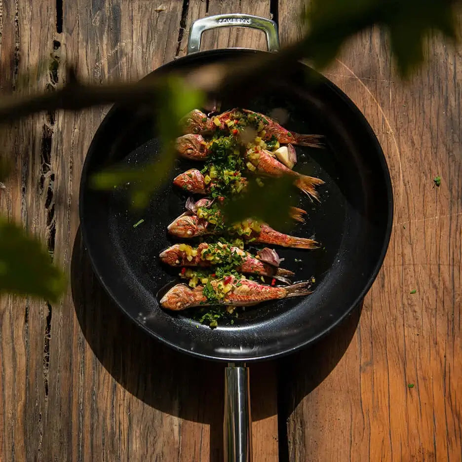 COMBEKK  | Ceramic Stainless Steel Fry Pan 32cm