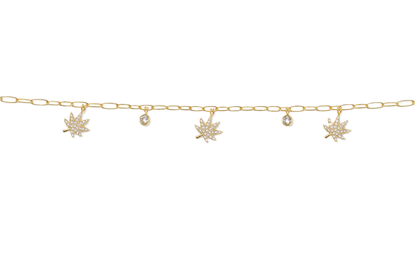 18K GOLD CHARMED BRACELET