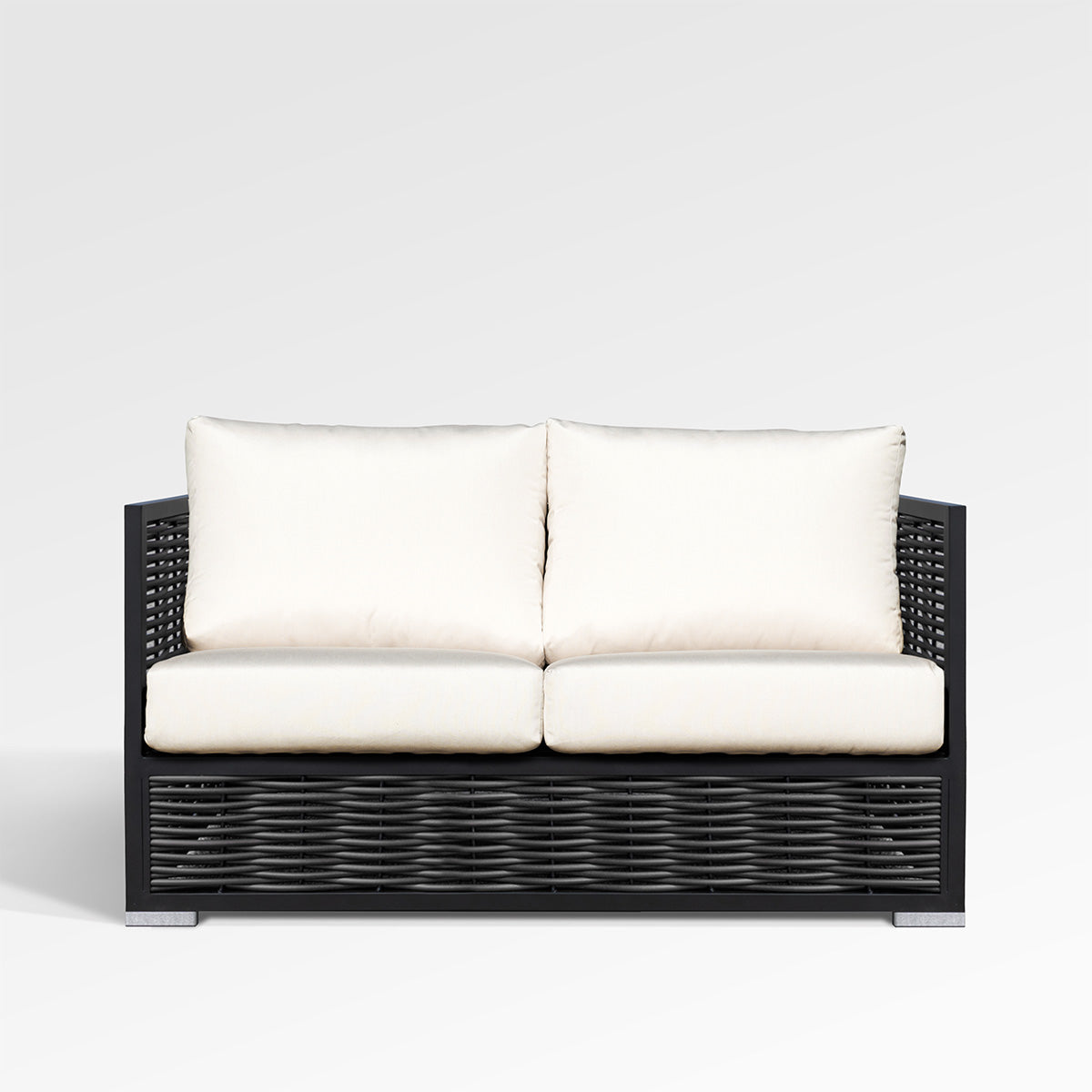 Kastanienbrauner Loveseat mit Sunbrella®-Polstern