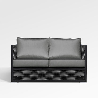 Kastanienbrauner Loveseat mit Sunbrella®-Polstern