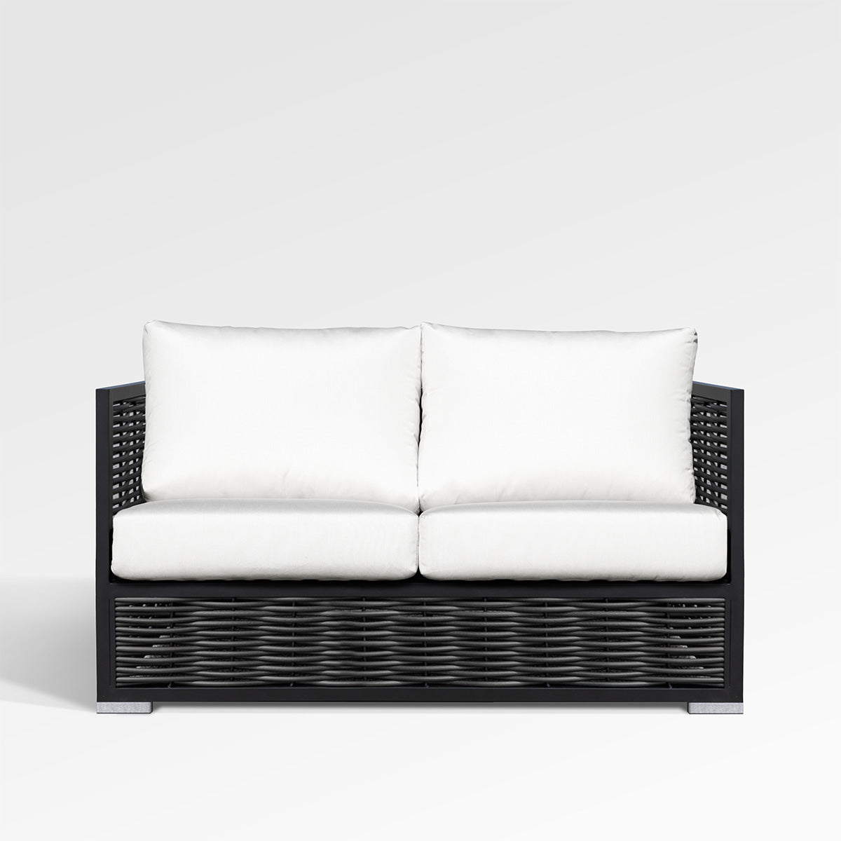 Kastanienbrauner Loveseat mit Sunbrella®-Polstern