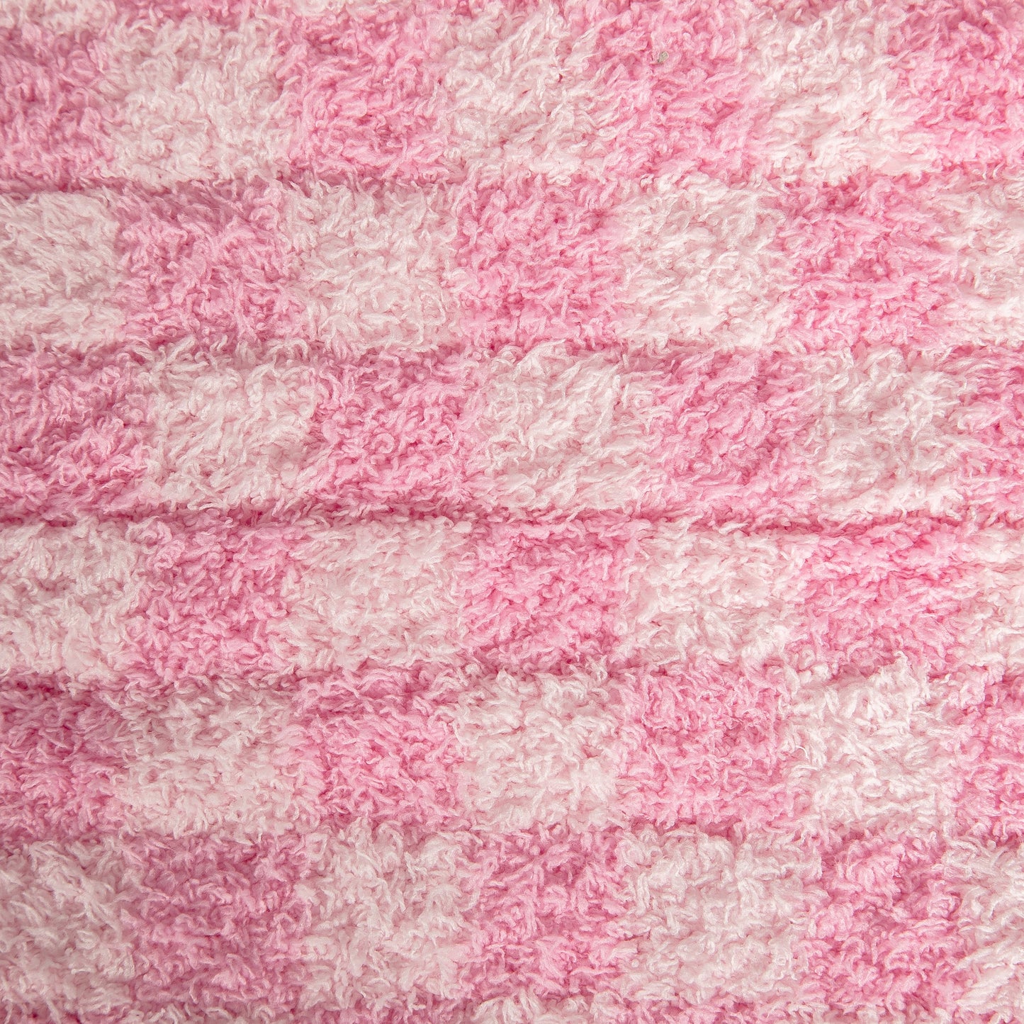 Zuckerwatte-Karo-Plaid, Übergröße
