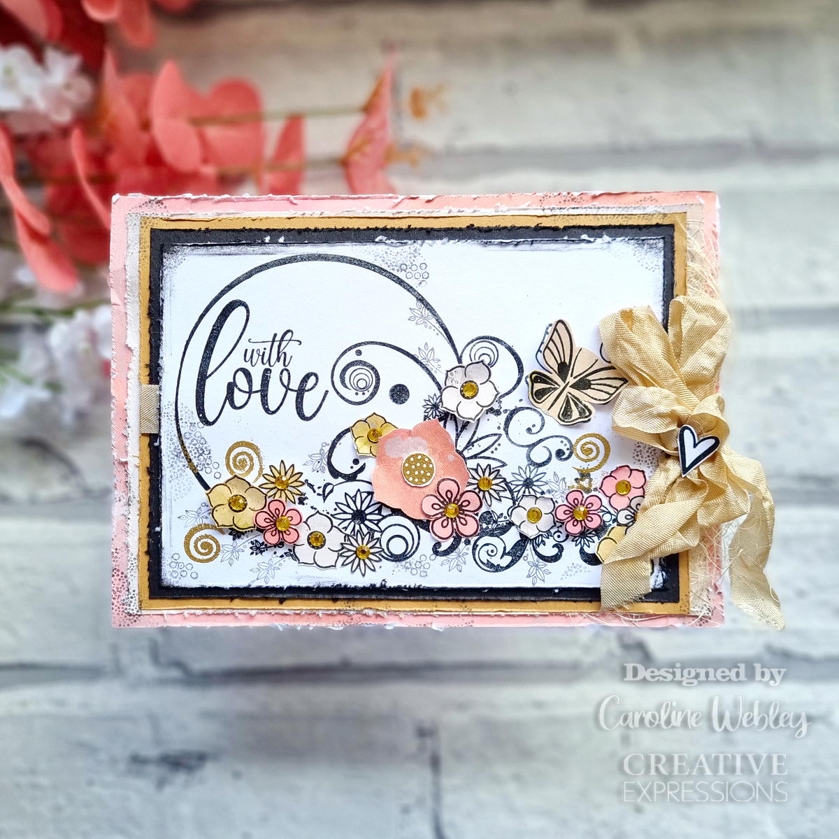 Creative Expressions Designer Boutique Breezy Elements 6 in x 4 in Clear Stamp Set