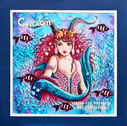 Pink Ink Designs Capricorn 6 in x 8 in Clear Stamp Set